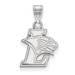 14K White Gold Lehigh University Small Logo Pendant
